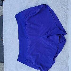 Purple Athleta Run With It Shorts 3.5"